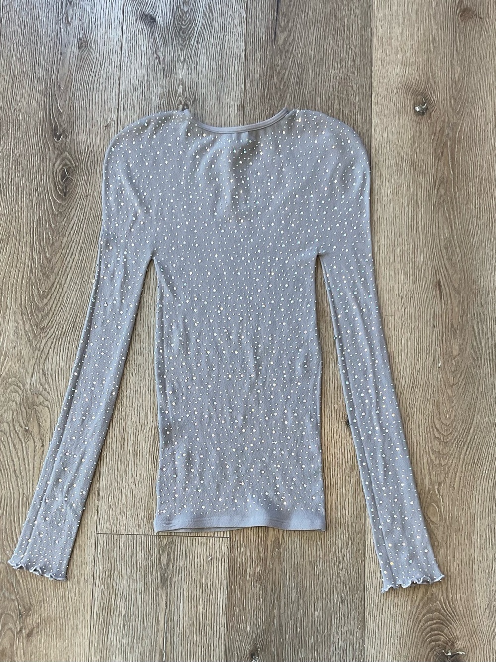 Free People Intimidate Free Night Sky Long-Sleeve Top Size M/L NWT